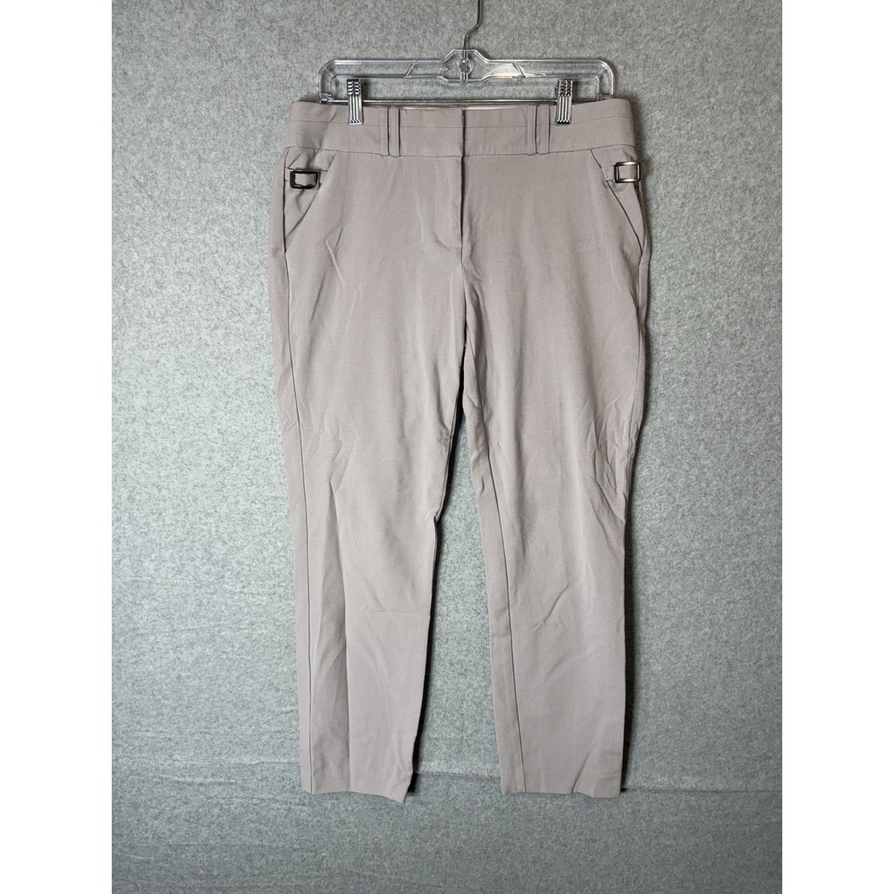 Candies Audrey Ankle Dress Pants Women's 9 Light Pink Slash Pocket Straight Leg